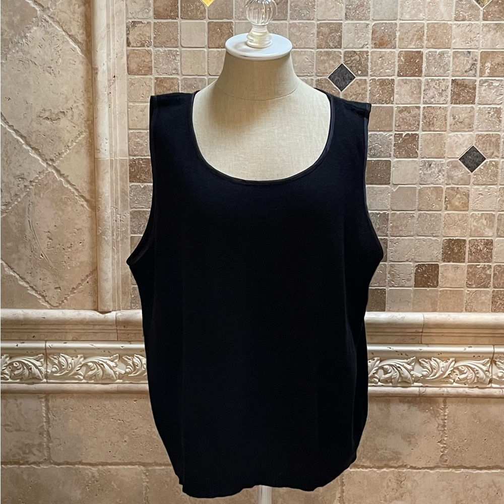 Ellen Tracy cashmere shell sweater